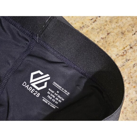 New! Dare 2b Mens M EU 48-50" Lightweight Quick Dry Black DMU355 Cyclical Short - Picture 7 of 16